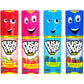Push Pop Giant Lollipop Container - 10 Count Assorted Fruity Flavors - 0.5 Ounce Pack - Blue