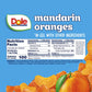Dole Fruit Bowls Mandarins in Orange Flavored Gel Snacks, 4.3oz 4 Total Cups, Gluten & Dairy Free, Bulk Lunch Snacks for Kids &