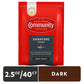 Community Coffee Signature Blend Dark Roast Coffee Packs, 2.5 Ounce Each, Box of 40, Model CCI15300