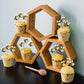 24 Pcs Bumble Bee Cupcake Toppers Little Figurine Bee Cupcake Picks Oh Babee Cake Decorations For Bee Theme Baby Shower Kids Boy