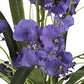 Nearly Natural 19In Artificial Dancing Lady Orchid Flower Arrangement In Glass Vase With River Rock And Liquid Illusions Compatible With Water, Faux Flower Arrangement For Dining Table Center Piece Or Home Décor