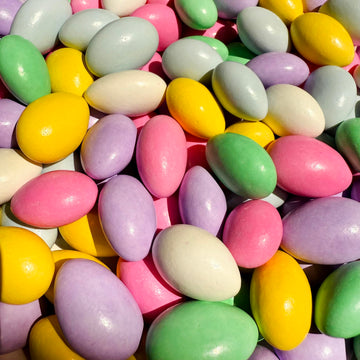 Jordan Almonds Candy - 1 Pound Pack - Candy Coated Almonds - Classic Wedding and Party Favor - Glaze Covered Pastel Colored Trea