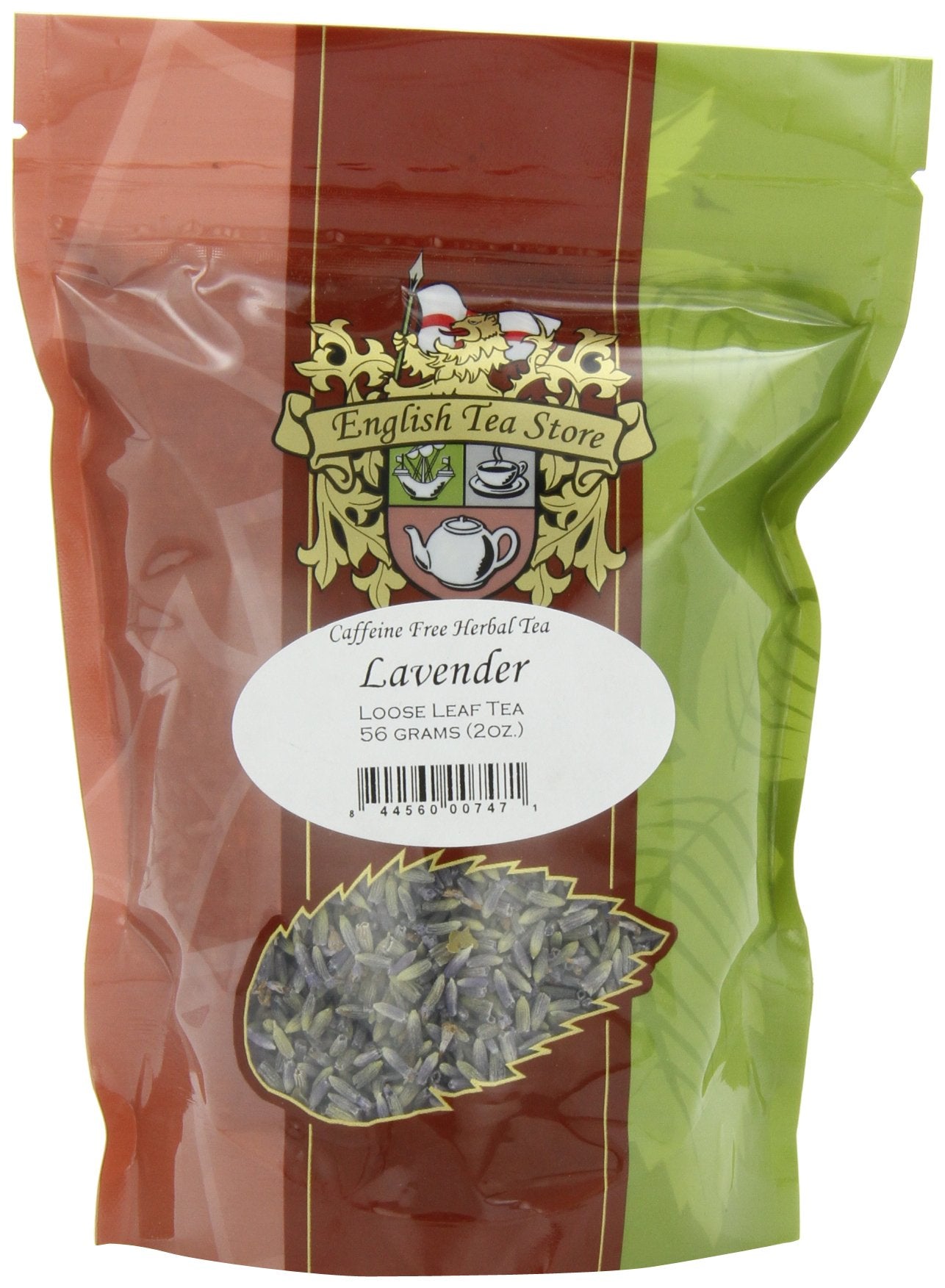 English Tea Store Loose Leaf Herbal Tea Pouches, Caffeine Free, 2 Ounce