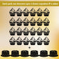 Confect Gold Sprinkles | Sprinkles for Cakes & Cupcakes Decoration | Birthday Sprinkles | Assorted Pack of 5 Golden Glam Gold Sp