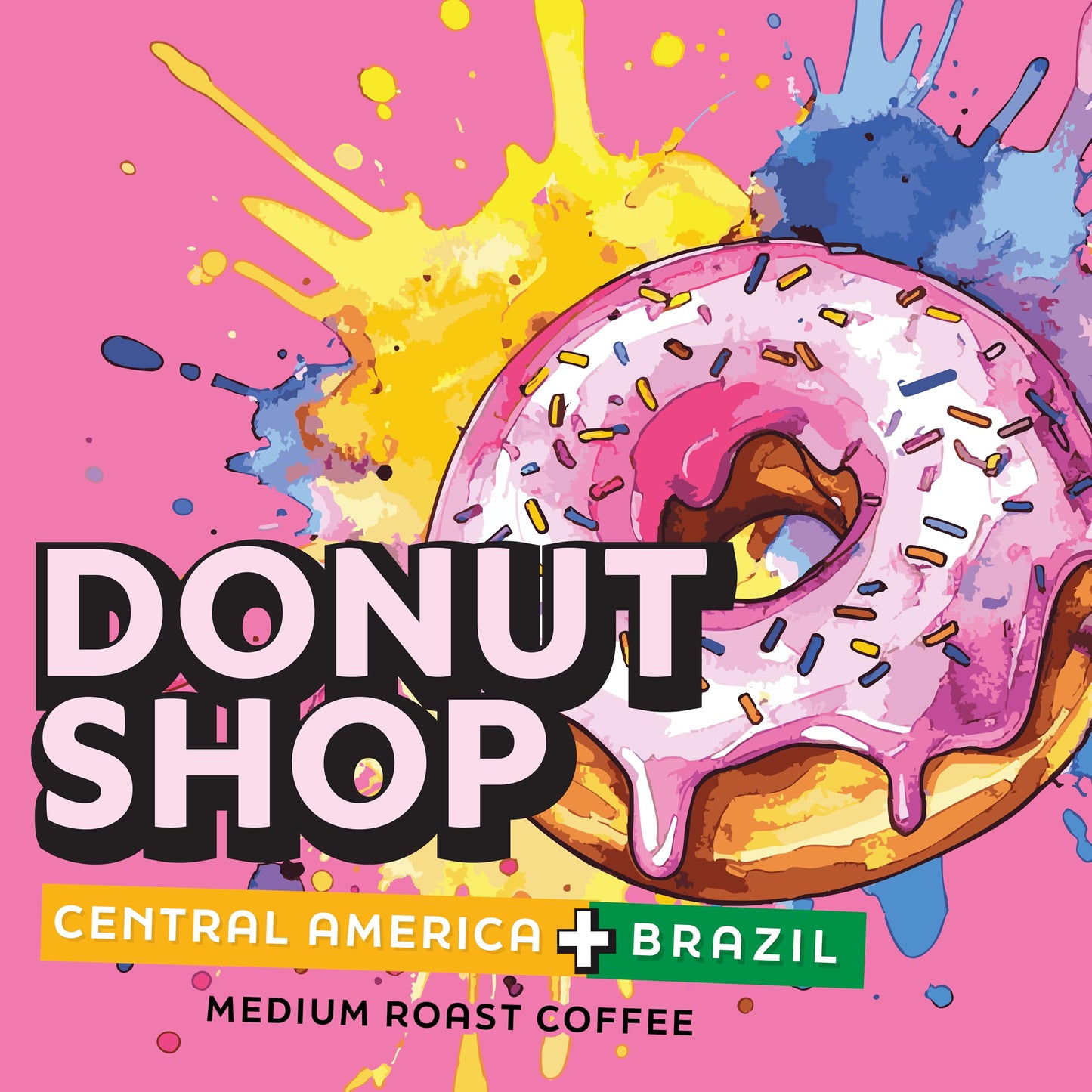 Java Factory Donut Shop Blend Medium Roast Coffee Pods, 80 Count, for Keurig K Cup malt-inspired, Model JFR DS80