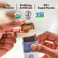 Perfect Bar Mini, Chocolate Covered Peanut Butter Protein Bar, Protein Snack, Snack Bar, Organic, Gluten Free, Soy Free, Non Gmo