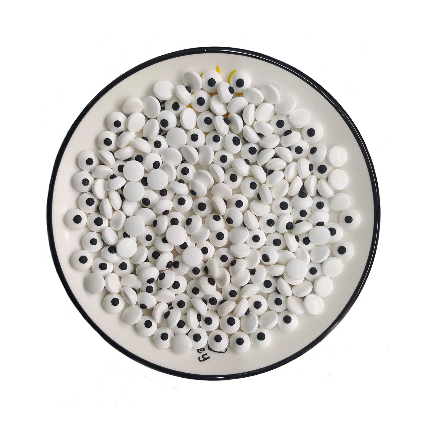 Sentovac Small Candy Eyes For Decorating | Edible Candy Eyeballs Sprinkles For Halloween Christmas | Cake And Cupcake Topper Decorations | 1 Bottle 2.75Oz Edible Eyes (1Cm)