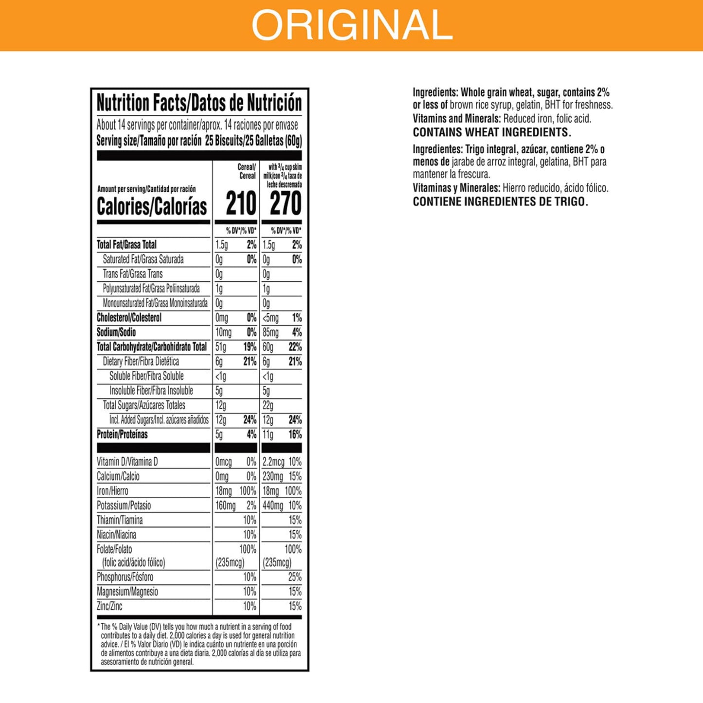 Kellogg'S Frosted Mini-Wheats Breakfast Cereal, Kids Cereal, Family Breakfast, Giant Size, Original, 29.5Oz Box (1 Box)