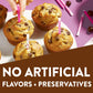 Krusteaz Chocolate Chunk Muffin Mix, With Real Chocolate, No Artificial Flavors or Preservatives, 18.25-ounce Boxes (Pack of 12)