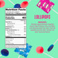 SmartSweets Blue Raspberry & Watermelon Lollipops, 3oz Hard Candy, Low Sugar (1g), Low Calorie (40), Gluten-Free, Plant-Based