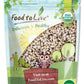 Food To Live Organic Black-Eyed Peas, 3 Pounds – Raw Dried Cow Peas, Non-Gmo, Kosher, Bulk Beans, Product Of The Usa