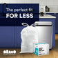 Plasticplace Simplehuman (X) Code V Compatible (100 Count) Drawstring Garbage Liners 4.2-4.8 Gallon / 16-18 Liter 14.75'' X 28''