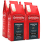 Community Coffee Signature Blend  128 Ounces Ground Coffee  Dark Roast  32 Ounce Bag (Pack of 4)