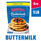 Krusteaz Complete Buttermilk Pancake And Waffle Mix, Light & Fluffy, 5 Lb Bags (Pack Of 6)