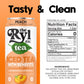 Ryl Iced Tea, Peach, Antioxidant Superblend, Zero Sugar, Low Carb, Zero Calorie Iced Tea, 16.0 Fl Oz (12-Pack)
