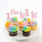 24 Pcs One Cupcake Toppers Glitter 1St Birthday Cupcake Picks Number 1 First Birthday One Cake Decorations For Baby Shower Kids