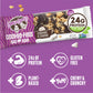 Lenny & Larrys Cookie-fied BIG BAR - Cookies and Creme Vegan Protein Bars 4x90g - Healthy Snacks, 24g Plant Protein & 10g Prebi