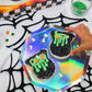 Cauldron Cookie Decorating Kit - Halloween Cookie Kit with 8 Pre-Baked Vanilla Cookies, White Icing, Glittery Sugar, Edible Acce