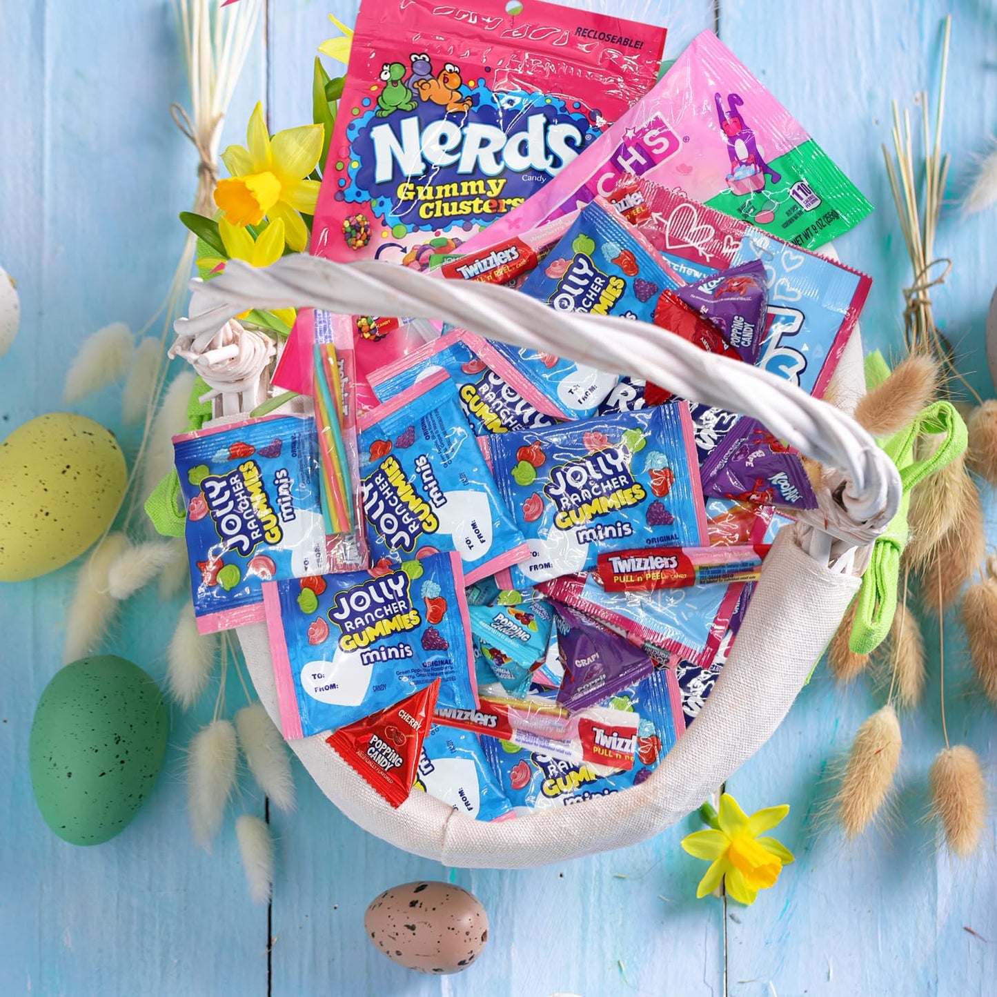 Easter Candy Bulk Variety Mix - 3 Lb Assorted Fruity And Chewy Candy For Egg Hunts, Easter Basket Fillers, Party Favors, And Spr