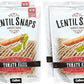Calbee Lentil Snaps - Tomato Basil - 3 OZ - 4 Pack