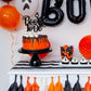 1 Pcs Halloween Boo To Be Cake Topper Glitter Ring Ghost Halloween Cake Pick For Halloween Theme Ghost Engagement Birthday Bache