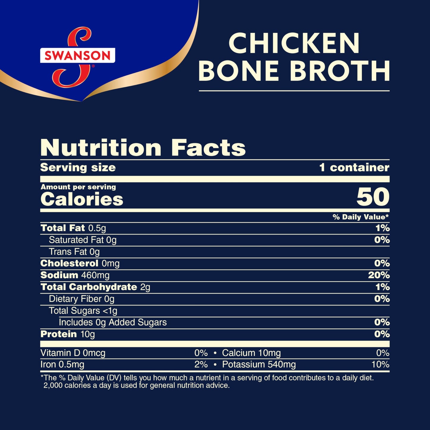 Swanson Sipping Chicken Bone Broth, 10.75 Oz Microwavable Cup