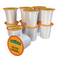 Market & Main OneCup Salted Caramel Coffee Pods, Compatible with Keurig, 12 Count, Brown