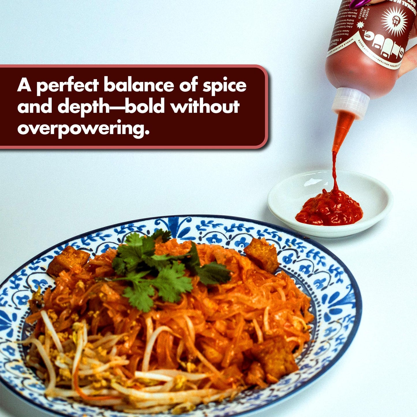 SHUUG Harissa Sauce (9oz) | Hot & Spicy Red Pepper Flavor | Middle Eastern Harissa Paste Sauce with Dried Chilis  Lemon & Garlic | Vegan  Non-GMO  Kosher | Flavor Cooking  Dipping & Marinades | 9oz