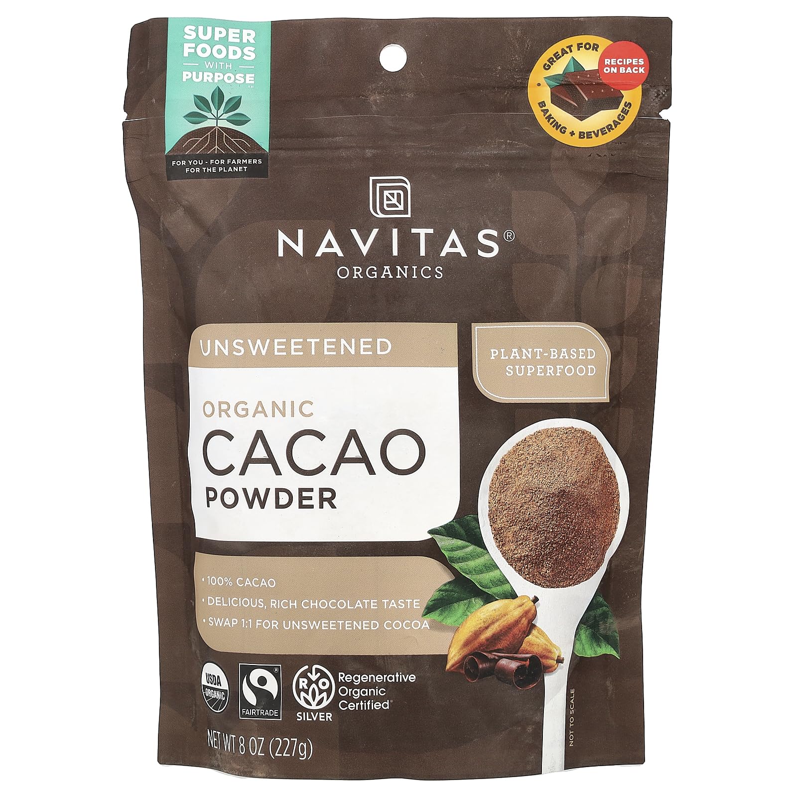 Navitas Cacao Powder Org