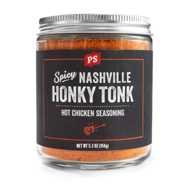 PS Seasoning Honky Tonk Nashville Hot Chicken Seasoning - Spicy BBQ Rub for Poultry, 5.3 Ounce Pack