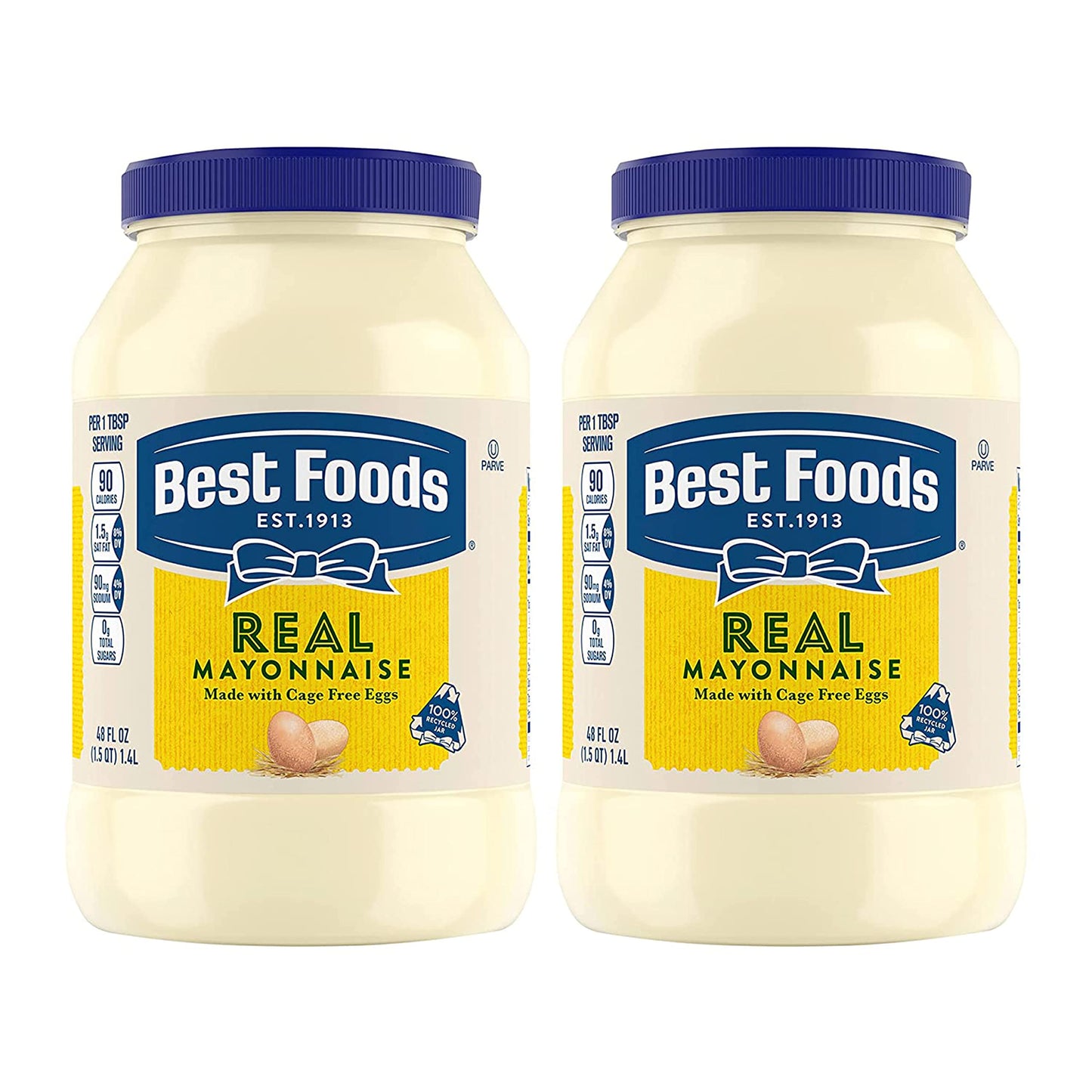 Best Foods Real Mayonnaise Gluten Free 48 Oz Twin Pack