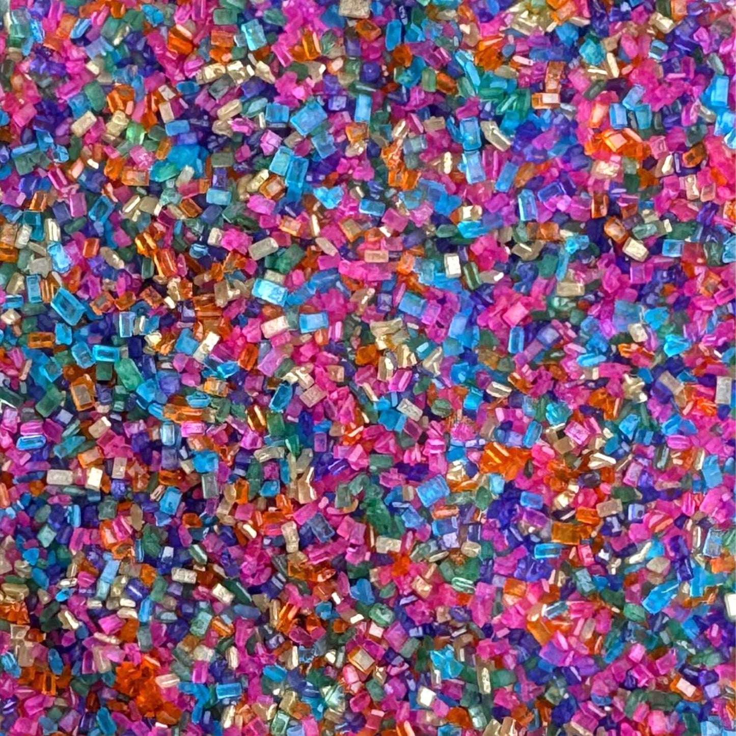 Fancy Sprinkles Rainbow Rush Fancy Sugar Multi Colored Crystals Rainbow Sugar Crystals (4 Oz)