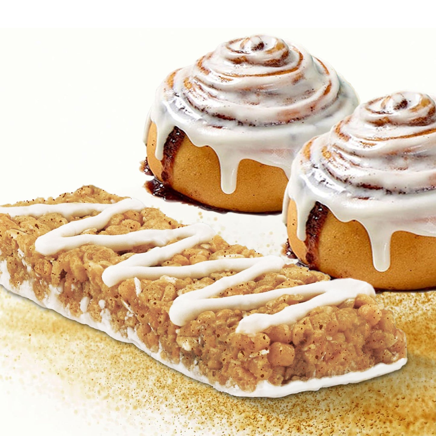 No Nuts! Cinnamon Roll Flavor Snack Bars - 100% Nut-Free Dairy Free Vegan Protein Bars, Protein + Energy Bars, Organic, Kosher,