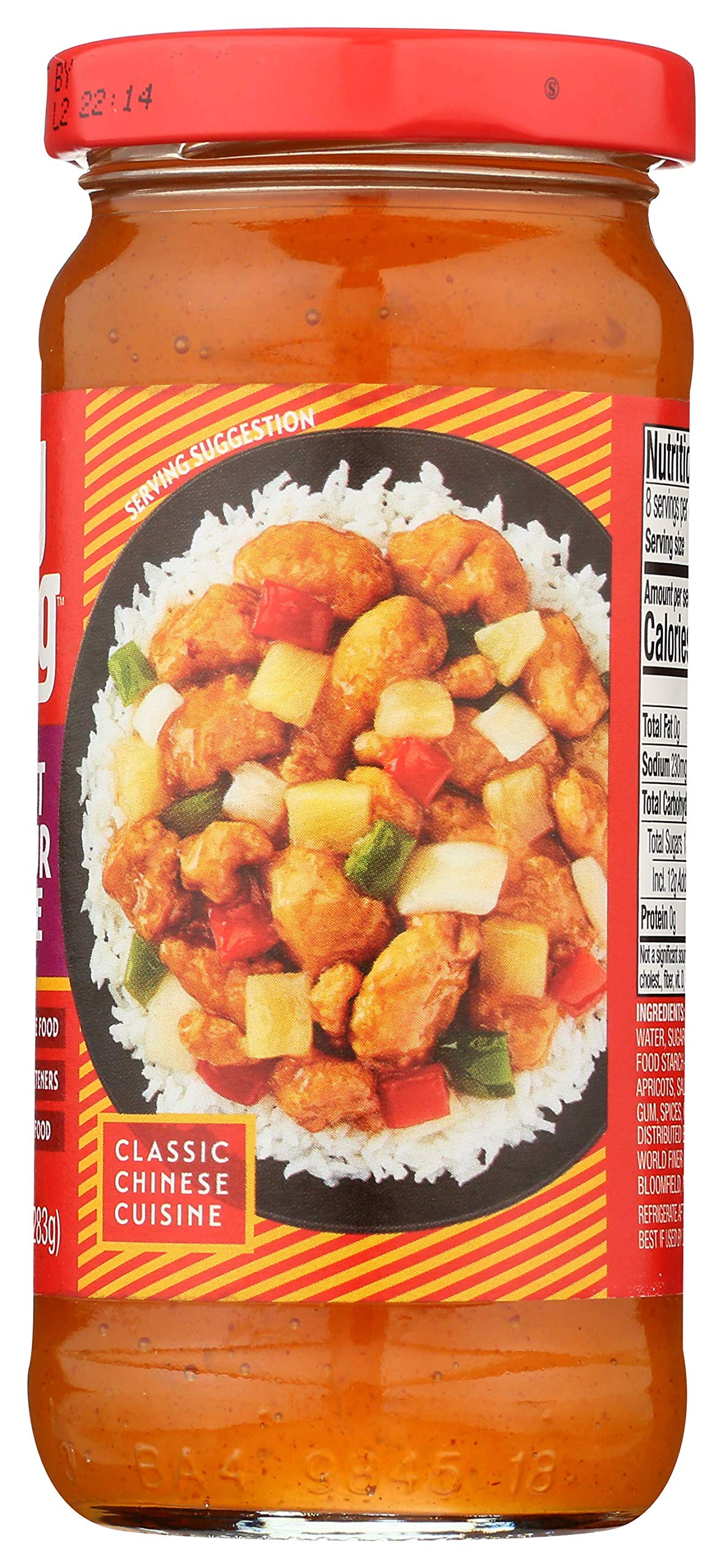 Ty Ling Sweet And Sour Sauce, 10 Ounce Jar (Pack Of 12)