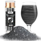 Black Edible Glitter for Cakes and Cocktails, 15g Food-Grade Black Luster Dust Edible Shimmer Powder for Drinks,Baking,Easter Eg