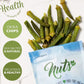 Nuts U.S. - Okra Chips | Sea-Salted | No Color Added And No Sugar Added | Natural | Delicious And Healthy, Bulk Chips!!! (Okra C