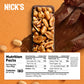 NICKS Peanut Chocolate Snack Bar, Keto Nut Snack for Sports, Hiking & Outdoor Activities, 1G sugar, 3G net carbs, healthy snack