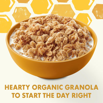 Cascadian Farm Organic Granola, Oats And Honey Cereal, Resealable Pouch, Family Size, 22 Oz
