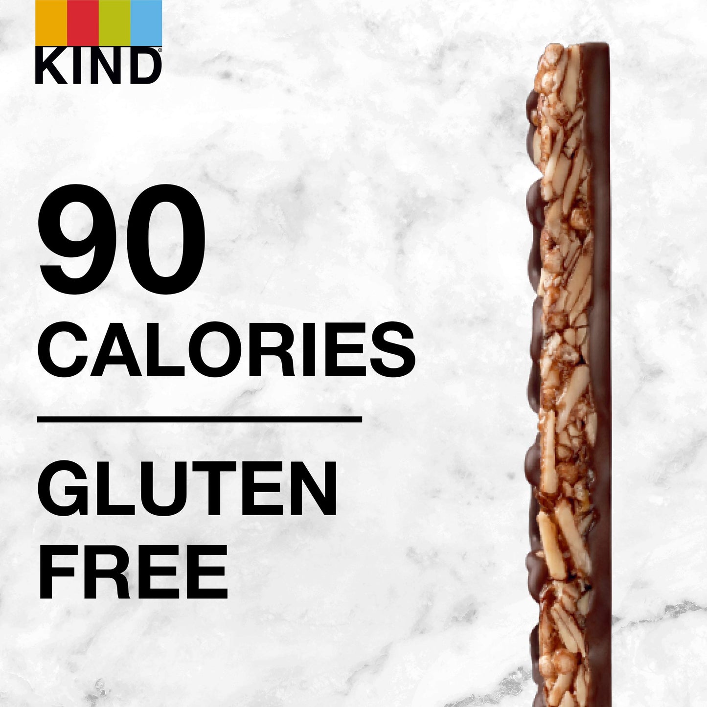 KIND, Thins and Gluten Free 100 Calorie, Dark Chocolate Nuts & Sea Salt, 60 Count