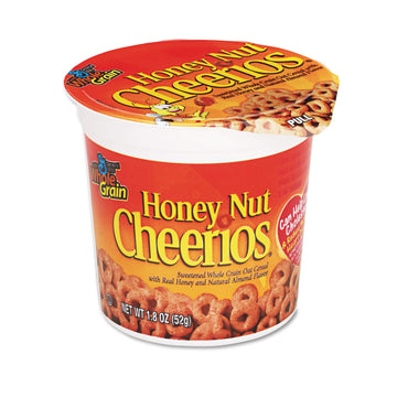 Honey Nut Cheerios Heart Healthy Cereal Cup, 1.8 Oz Single Serve Cereal Cup