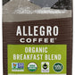 Allegro Coffee Breakfast Blend Pods, Organic, 10 Count, 3.8 Ounce