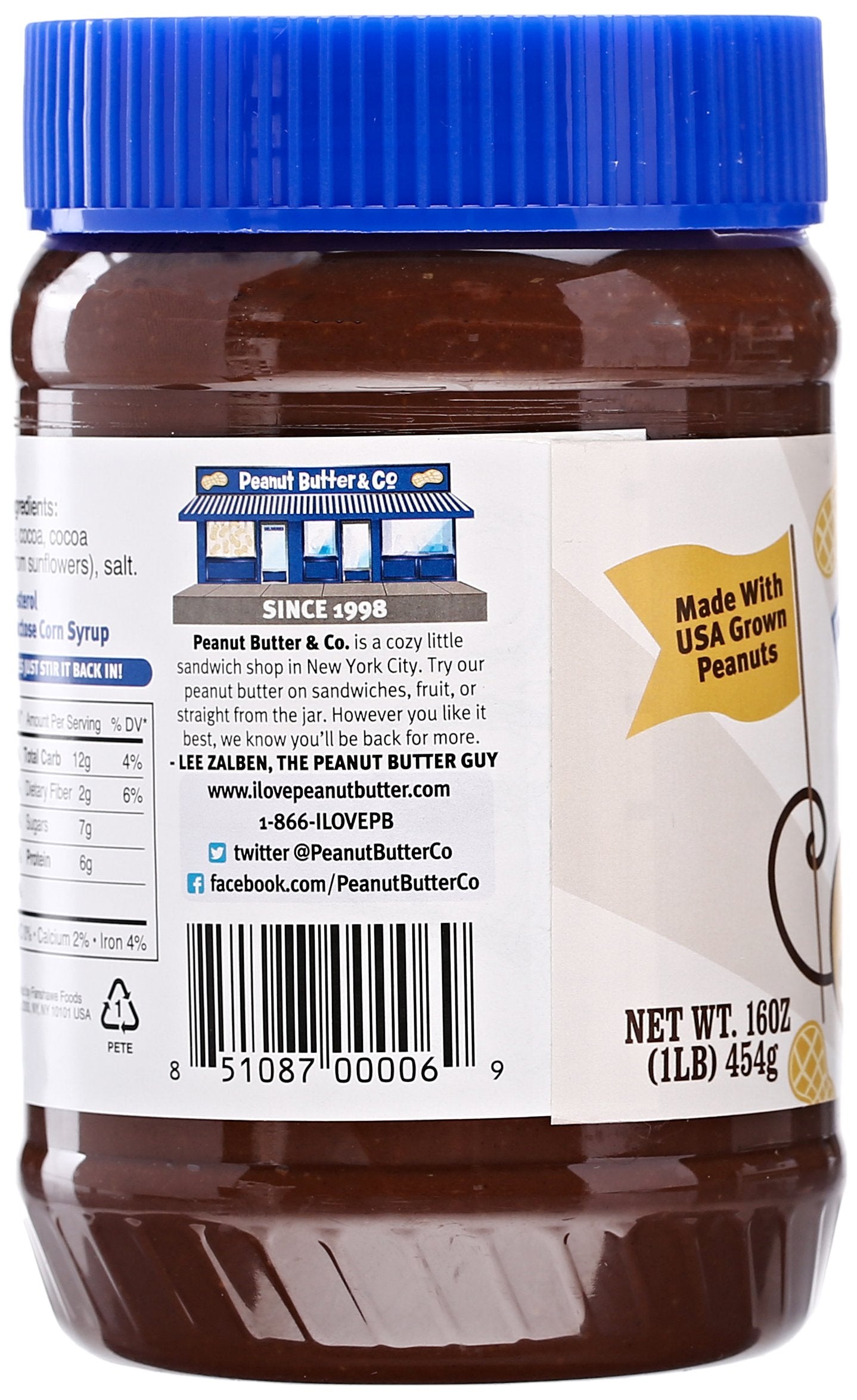 Peanut Butter & Co Dark Chocolate Dreams Peanut Butter, 16 oz