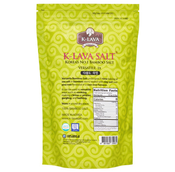 K-LAVA SALT-Koreas No.1 Bamboo Salt-Versatile 1x, Powder, 35.27 Ounce, VERY FINE Powder, great for PICKLING and CANNING, also f