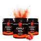 Jungle Kitchen Extra Spicy Crunchy Garlic Chili Oil Hot Chili Oil Vegan & Gluten-Free Great For Sauce & Toppings, 6Oz 3 Pack