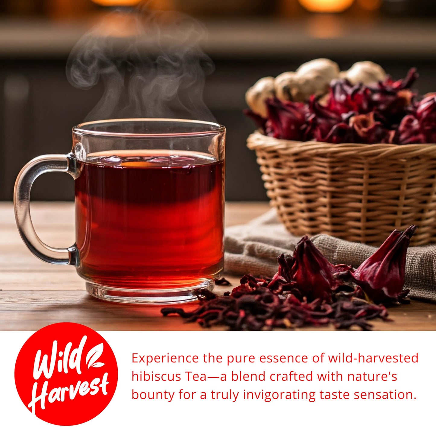 Akshit Dried Hibiscus Flowers, Loose Leaf Tea, 5.2oz (Pack of 2), Edible Petals for Tea and Agua Fresca