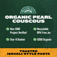 RiceSelect Organic Pearl Couscous, 24.5 Ounce (Pack of 1)