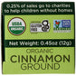 Spicely, Cinnamon Ground Organic, 0.45 Ounce
