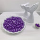 Edible Purple Sugar Pearls Sprinkles Candy Mix Size Pearls Cake Decorations Cupcake Toppers Decorating Perfect For Wedding Party