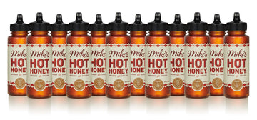 Mikes Hot Honey Squeeze Bottle Honey With A Kick 12 Ounce (Pack Of 12)