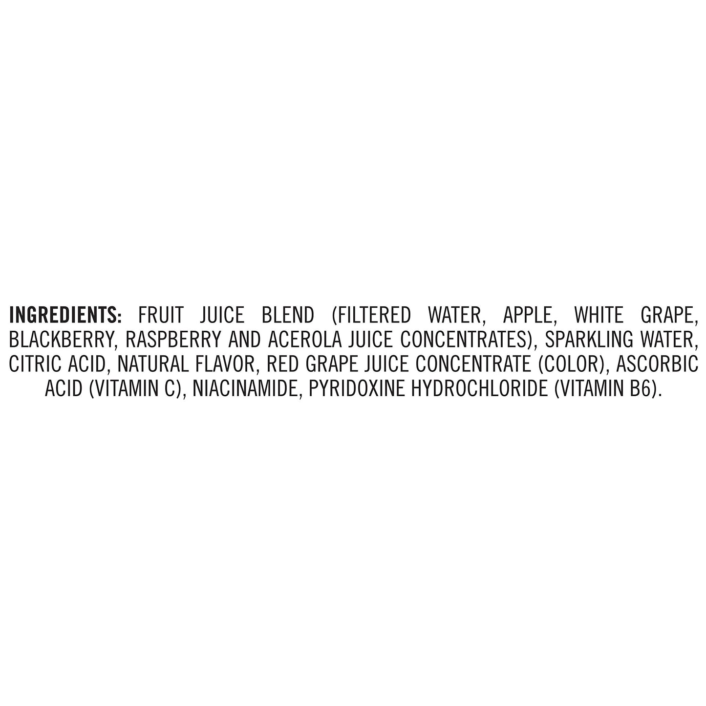 IZZE Sparkling Juice, Blackberry, 8.4 oz Cans, 4 Count